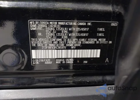 2023 Toyota Rav4 Xle из США, поврежденный, VIN 2T3P1RFV3PC385970